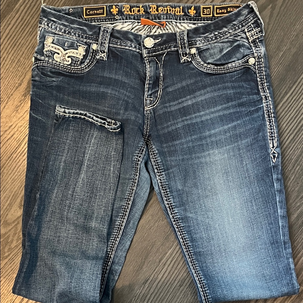 Rock Revival Women's Easy Skinny size 30 inseam 30